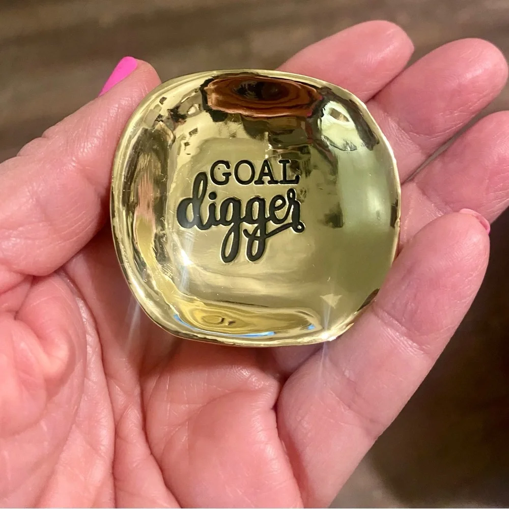 Inspiration Trinket Dish Good Job Gold Digger Trinket Tray
